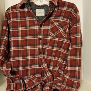 Weatherproof Men's Red Plaid Shirt